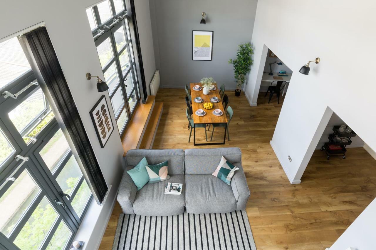 4B Loft Penthouse Industrial Decor With Canal & City Views Coventry Esterno foto