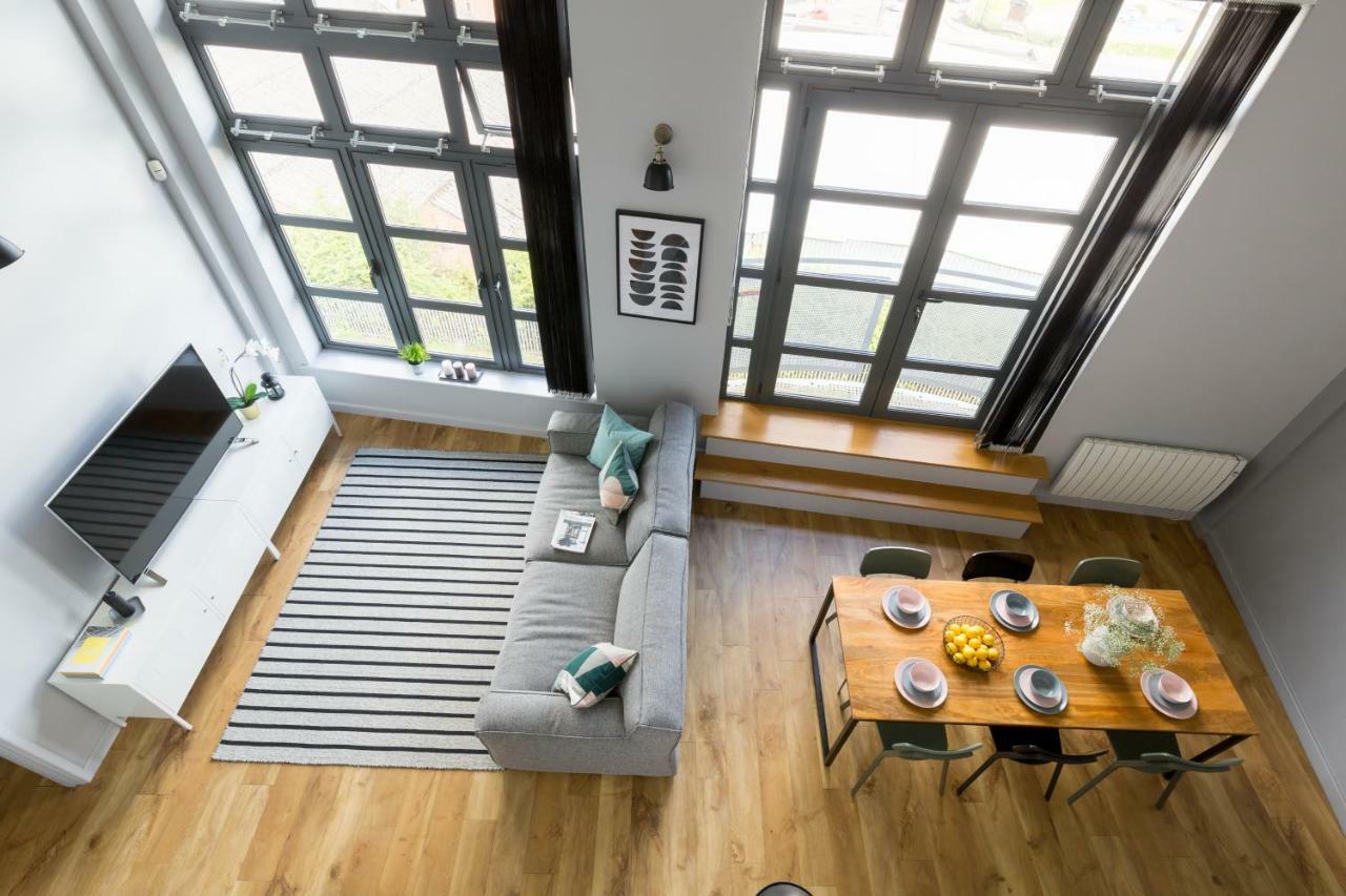 4B Loft Penthouse Industrial Decor With Canal & City Views Coventry Esterno foto
